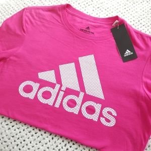 🚚🏠MOVING SALE 🌟NWT Adidas pink tshirt (XS)
